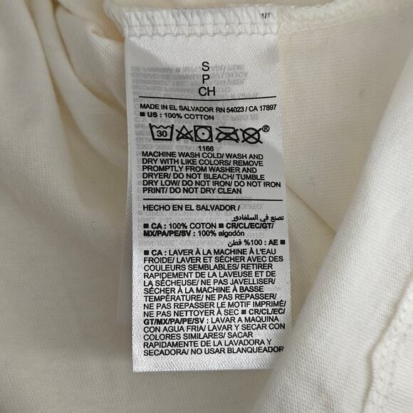 Old Navy Coors Banquet T-Shirt Off White Short Sleeve Crew Neck Size Small - Picture 3 of 4